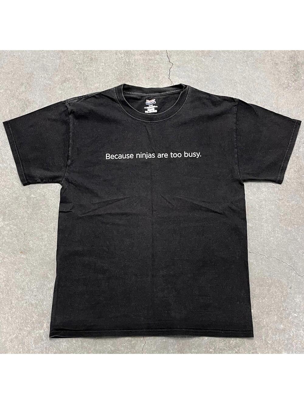 Hanes Beefy T Ninjas Logo T Shirt